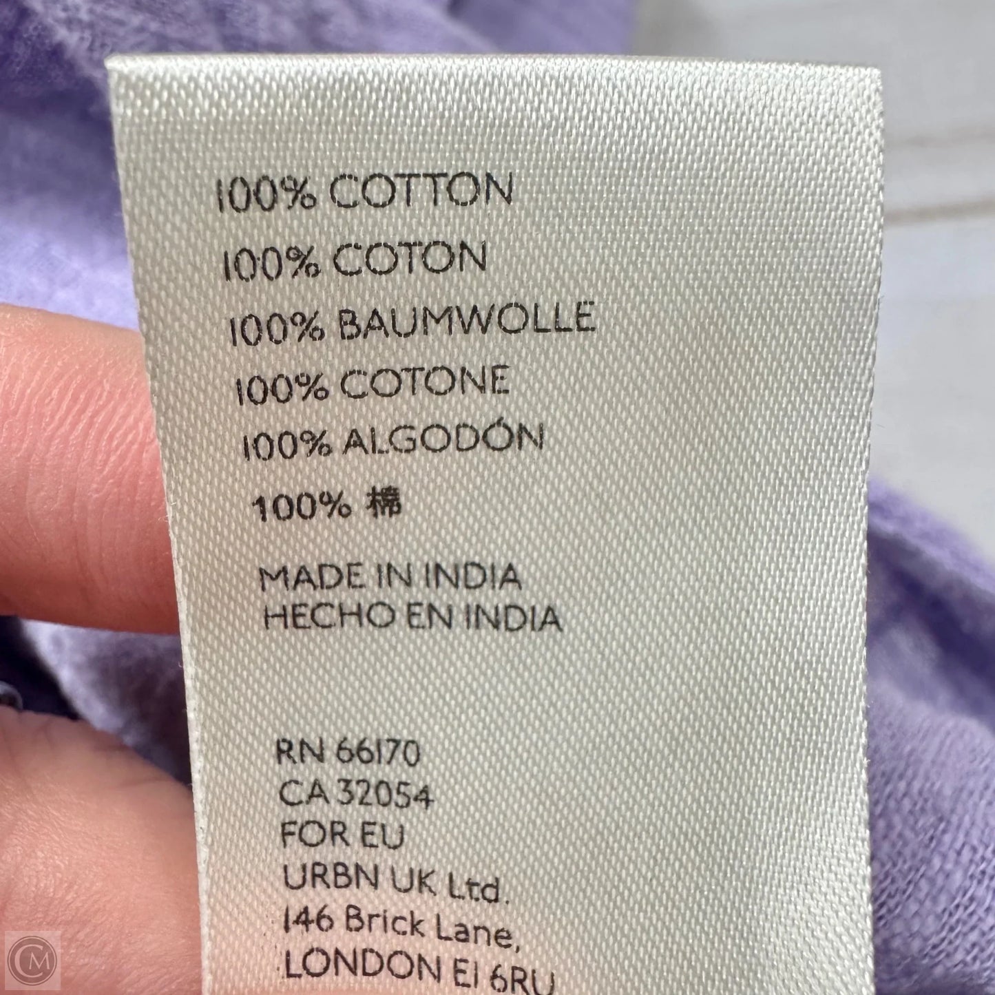 Top Long Sleeve By We The Free In Purple, Size: L