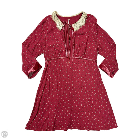 Dress Casual Short By Free People In Red, Size: Xl