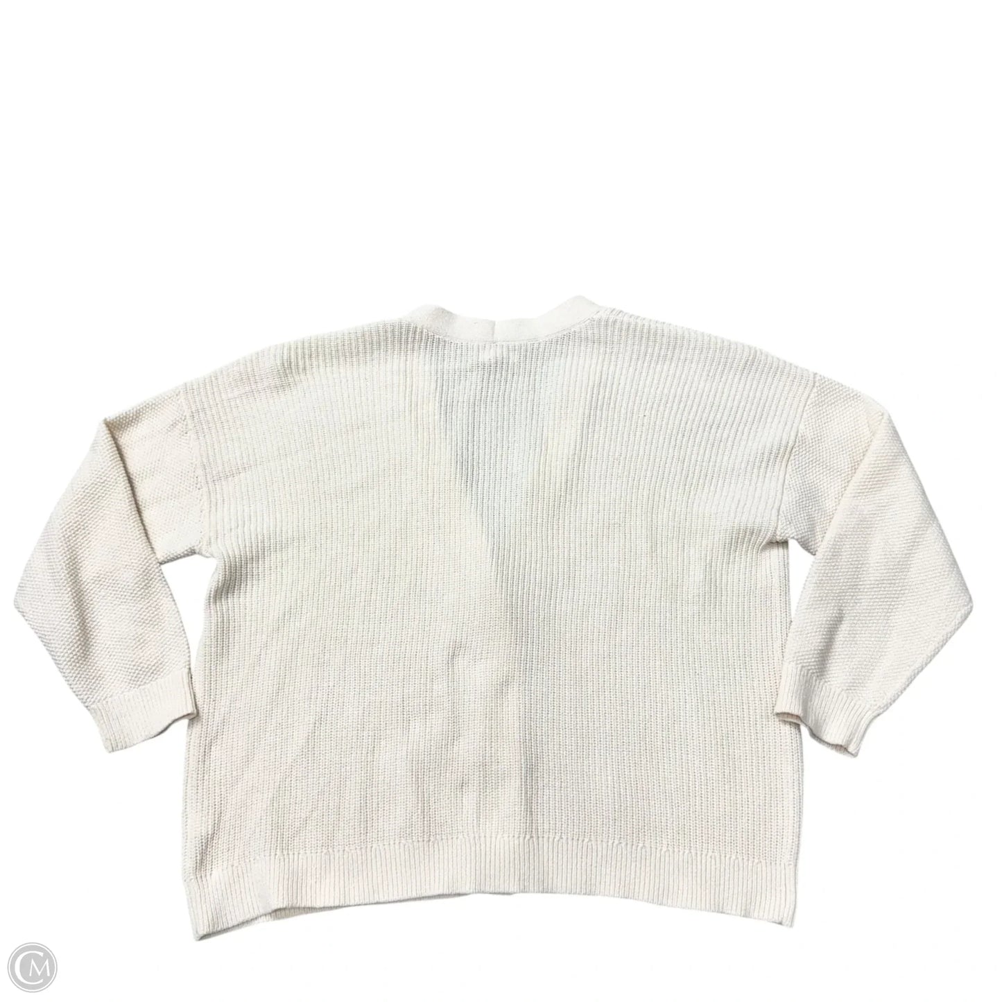 Sweater Cardigan By Lc Lauren Conrad In Cream, Size: 1x