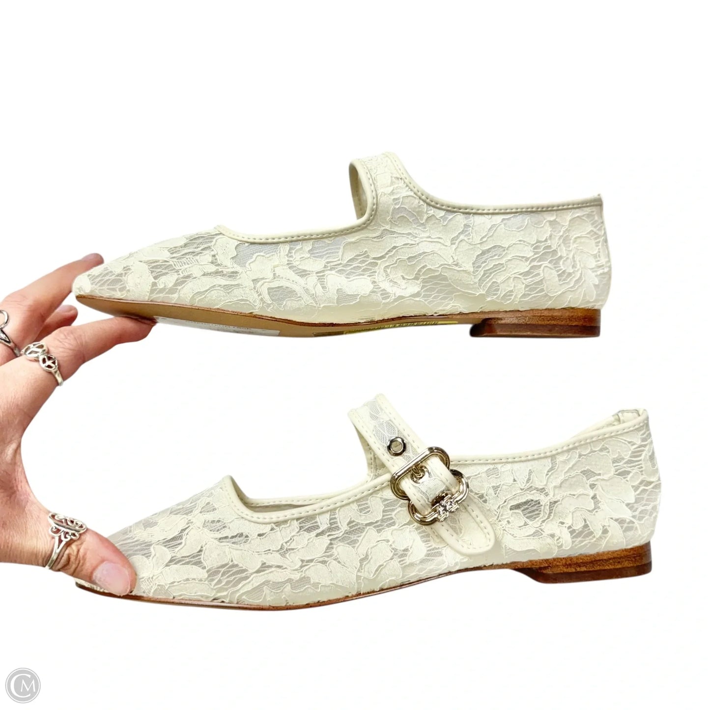 Shoes Flats By Sam Edelman In Cream, Size: 7.5