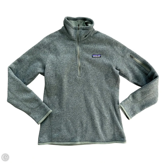Jacket Fleece By Patagonia In Green, Size: M
