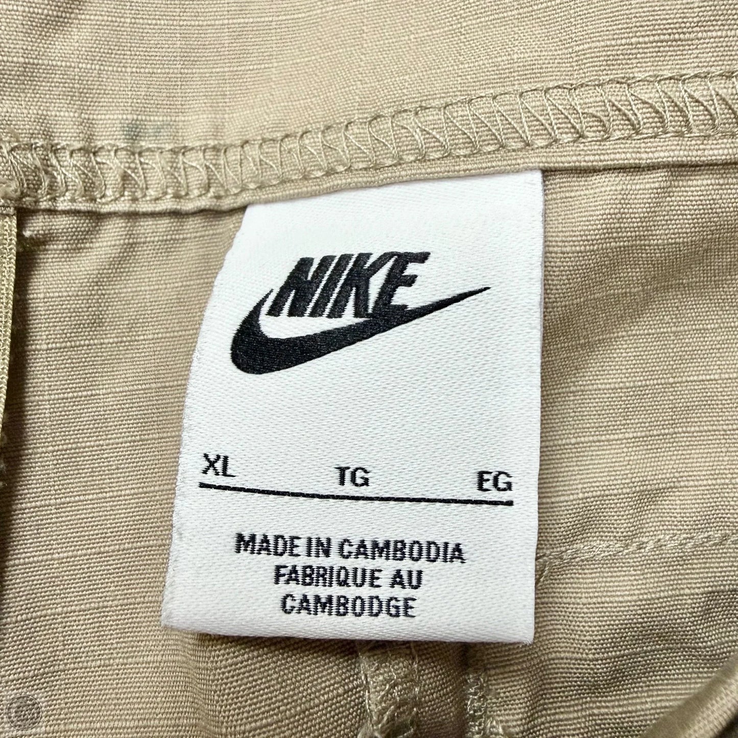 Athletic Pants By Nike Apparel In Brown, Size: Xl