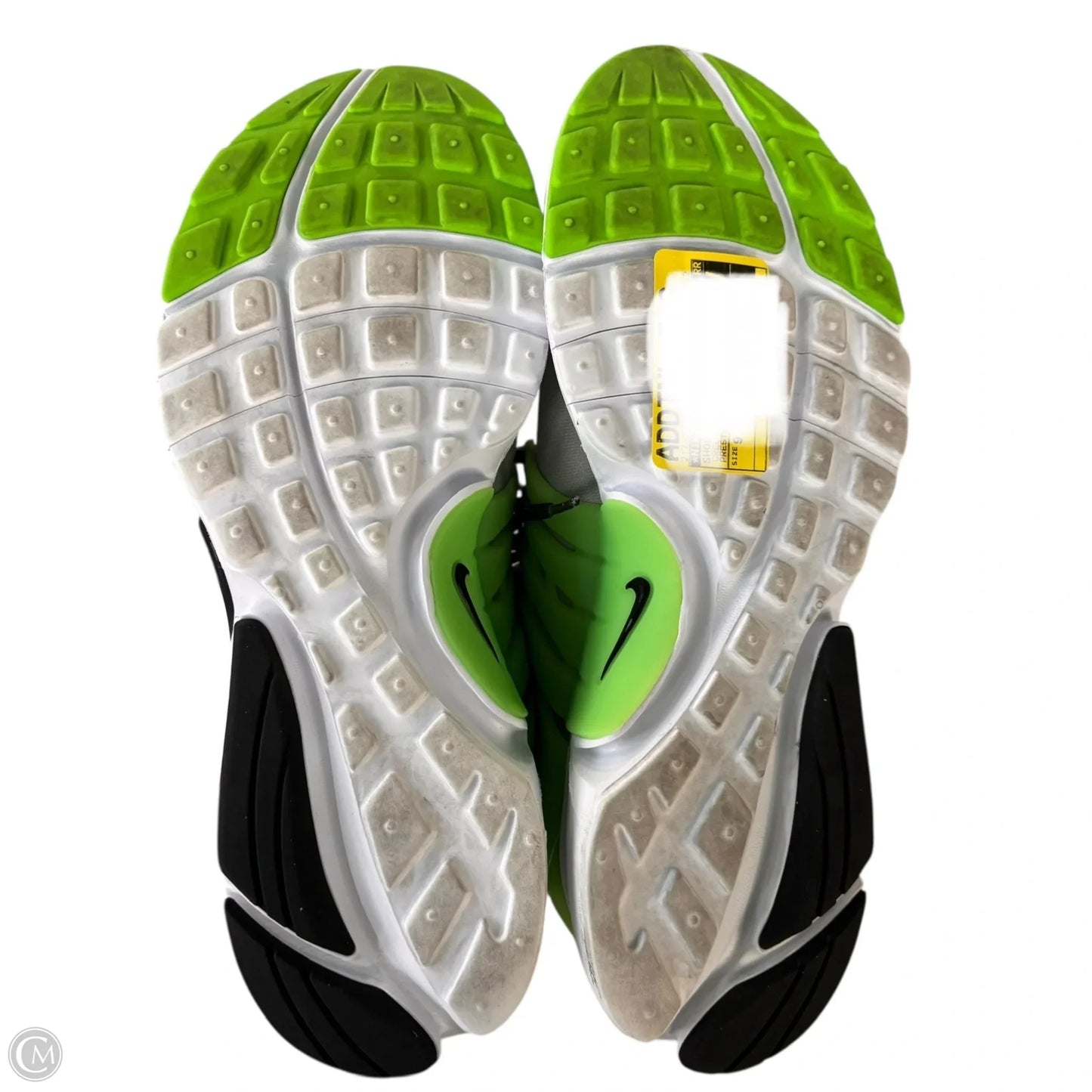 Shoes Athletic By Nike In Green & Grey, Size: 9