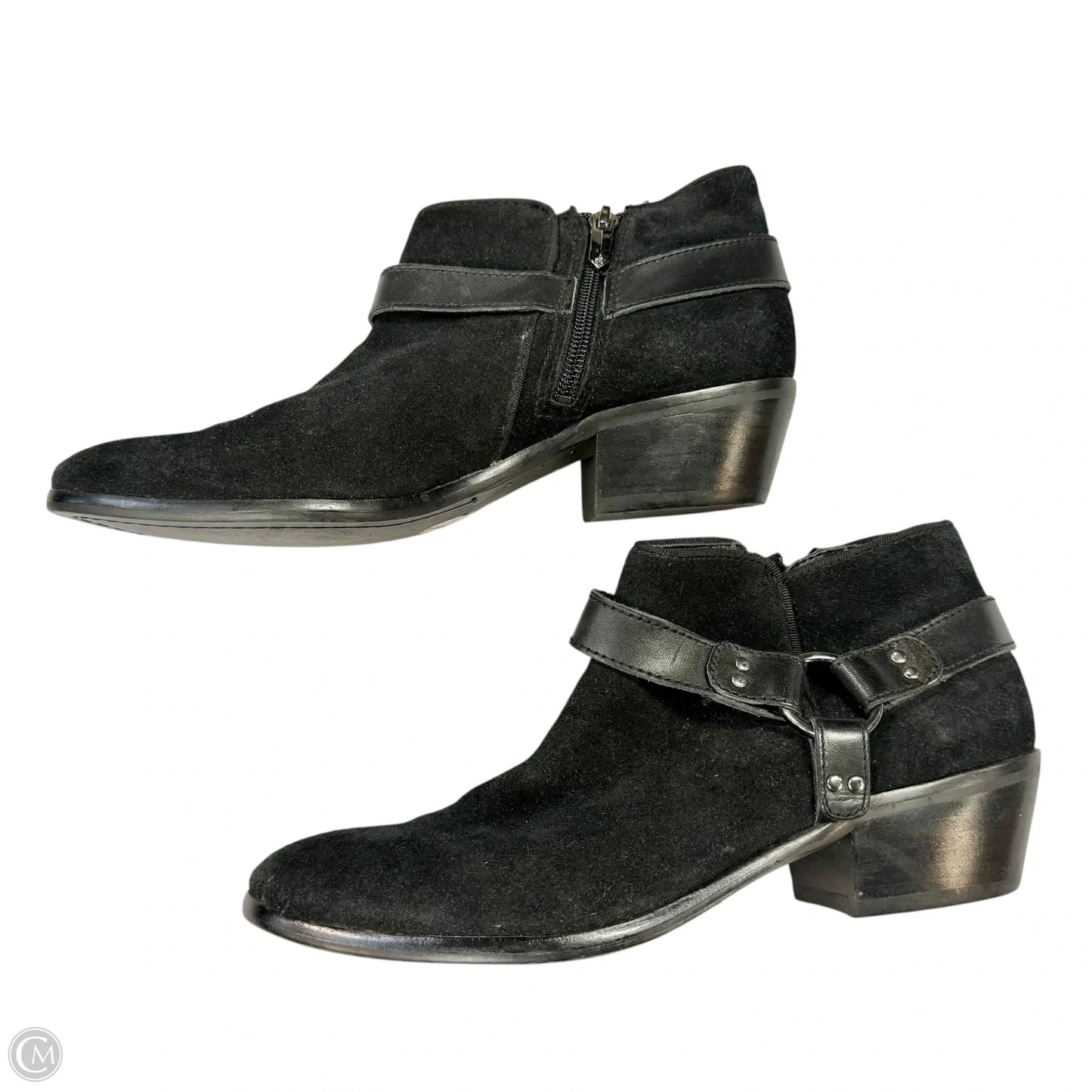 Boots Ankle Flats By Sam Edelman In Black, Size: 7