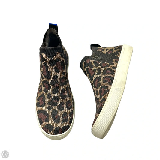 Shoes Sneakers By Rothys In Leopard Print, Size: 8