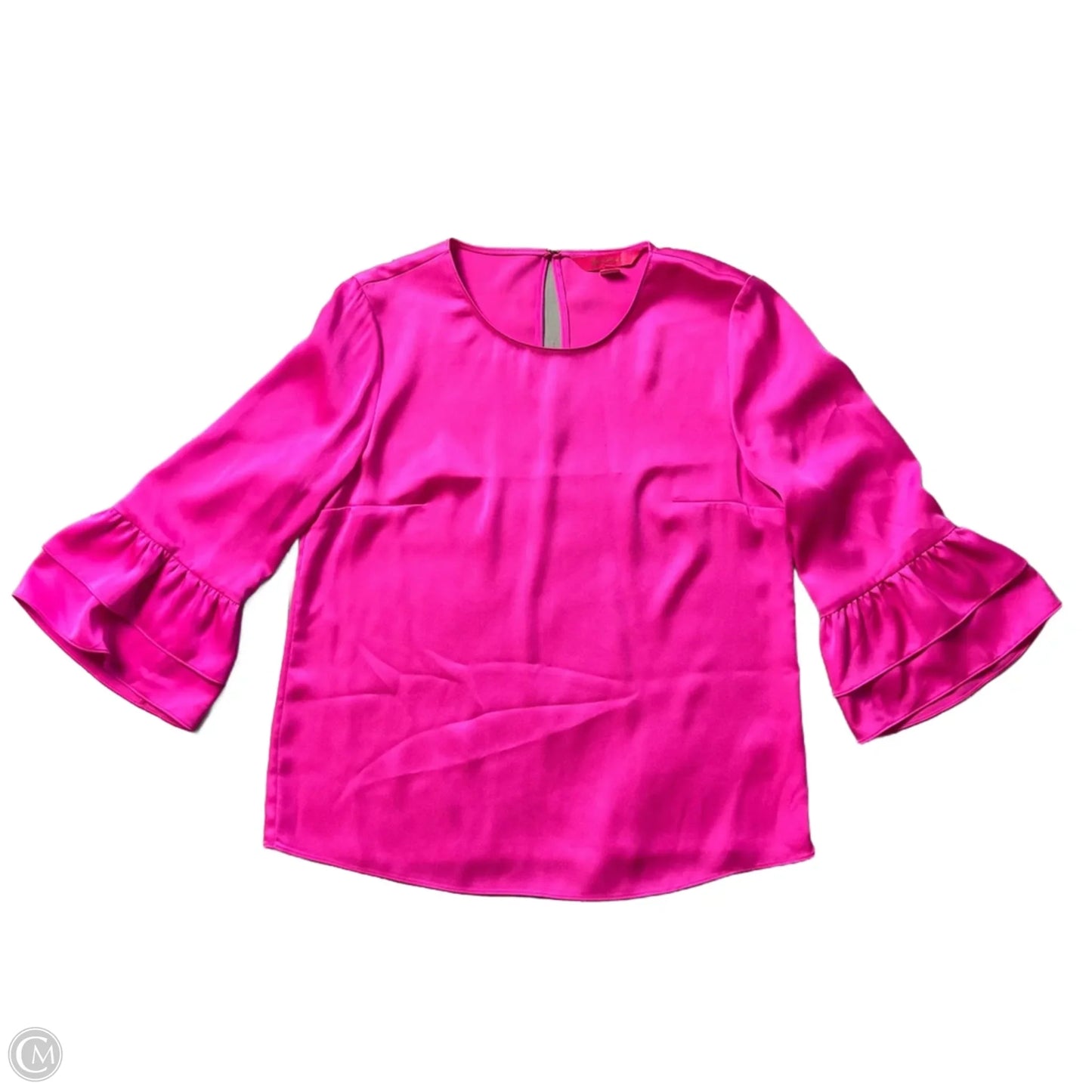 Top 3/4 Sleeve Designer By Lilly Pulitzer In Pink, Size: Xs