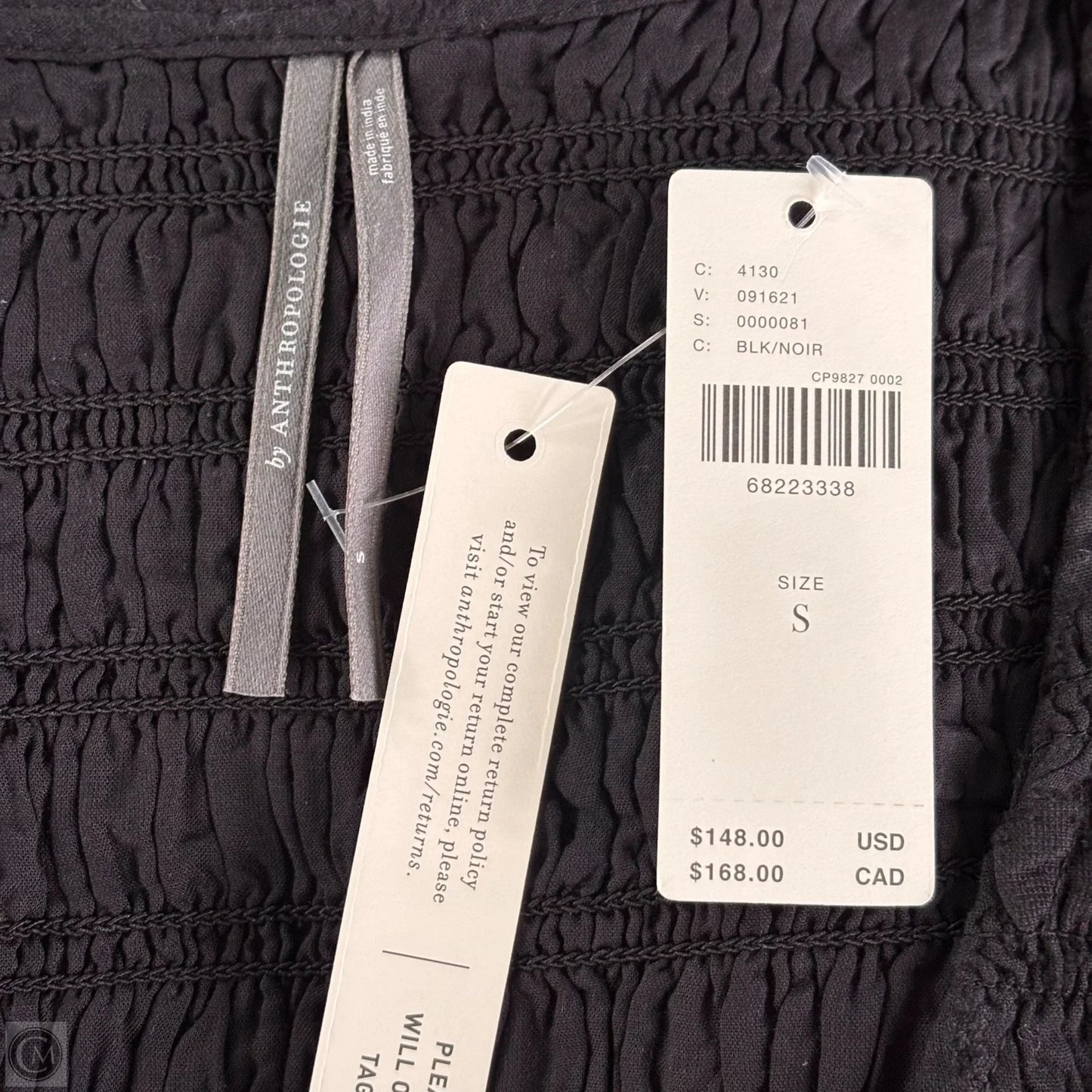 Dress Casual Short By Anthropologie In Black, Size: S