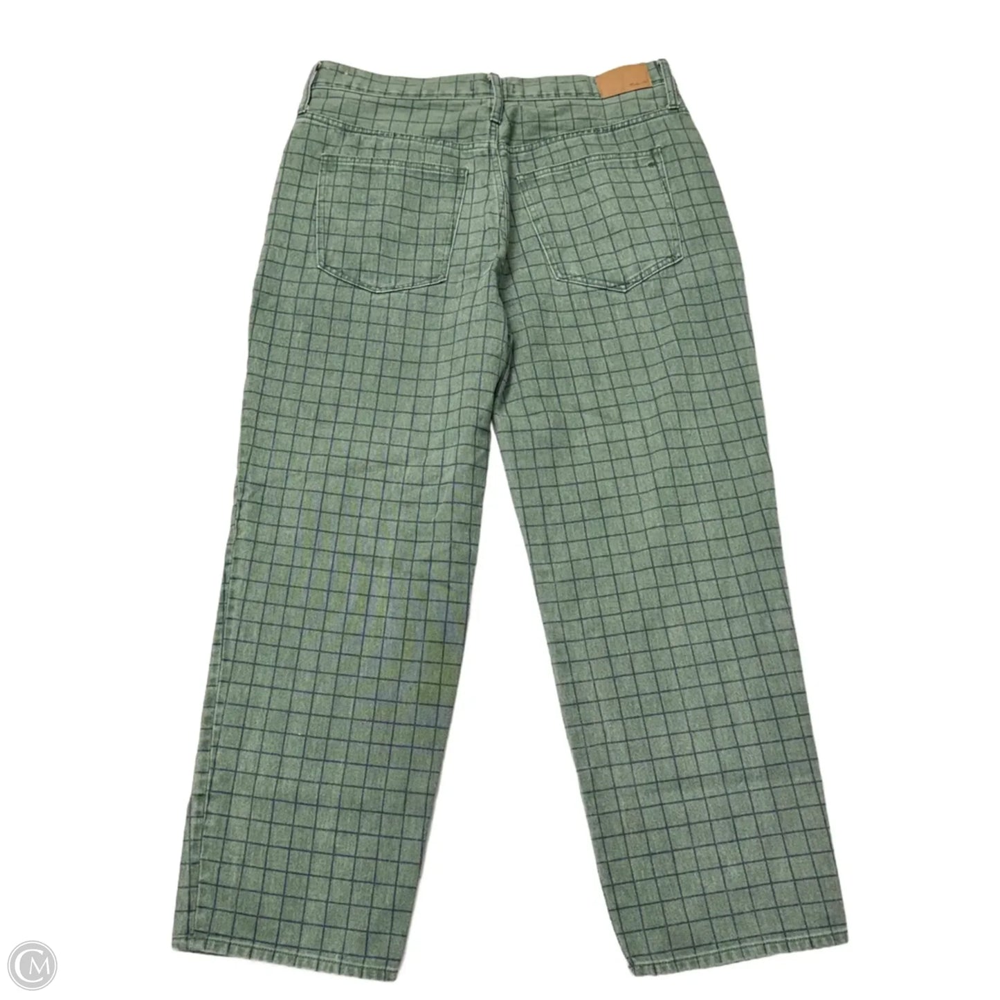 Jeans Straight By Madewell In Blue & Green, Size: 16