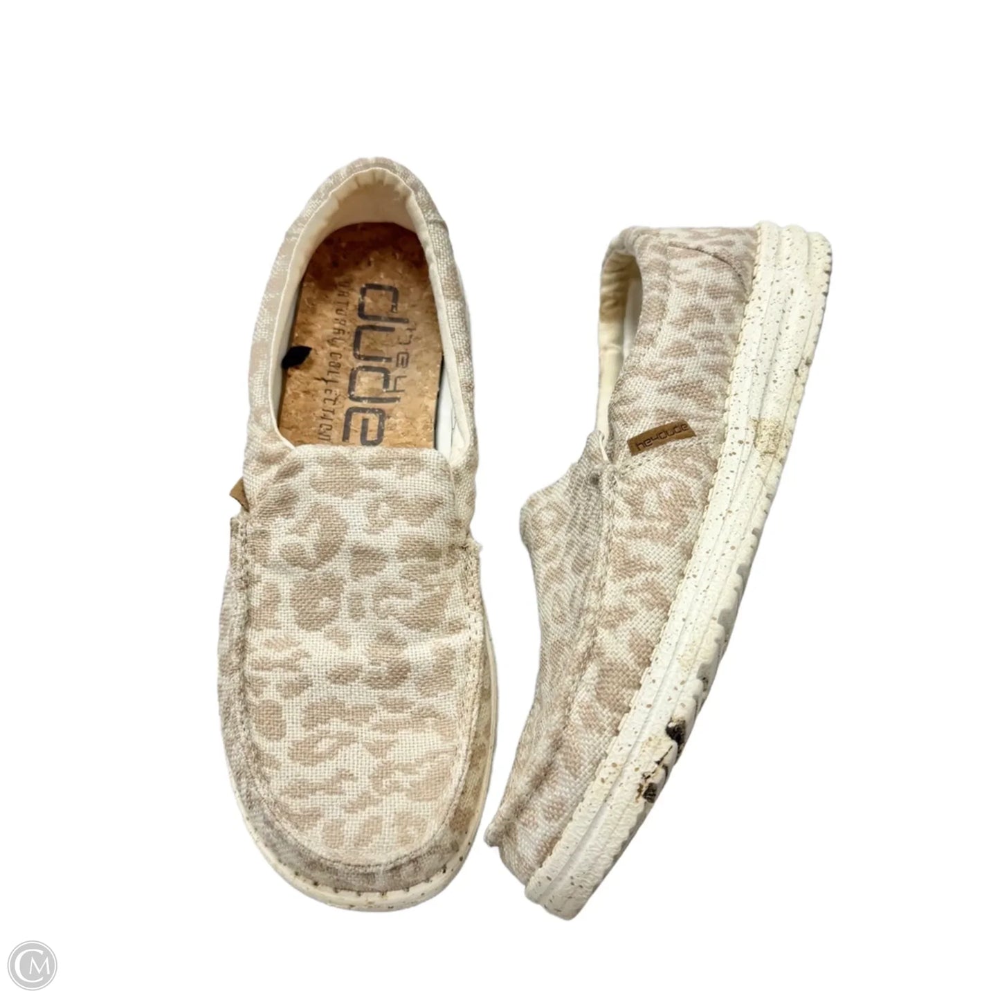 Shoes Flats By Hey Dude In Leopard Print, Size: 9
