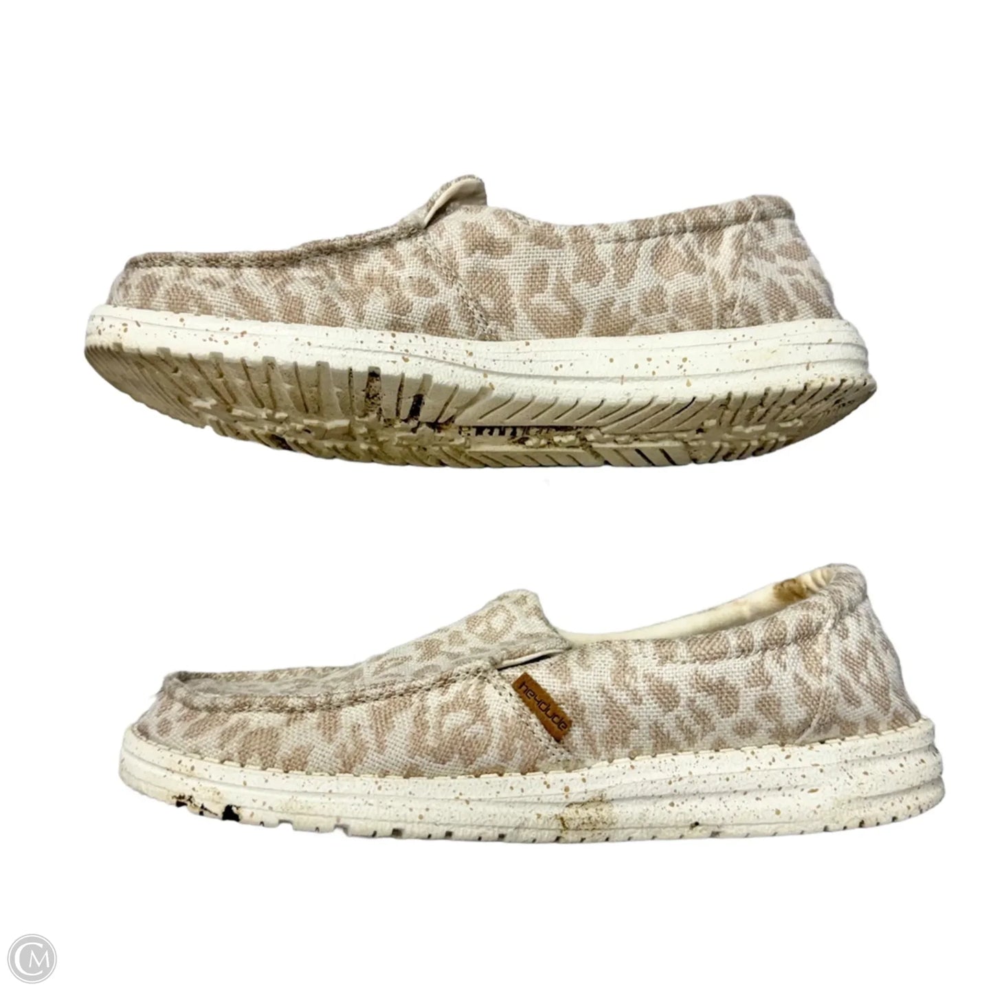 Shoes Flats By Hey Dude In Leopard Print, Size: 9