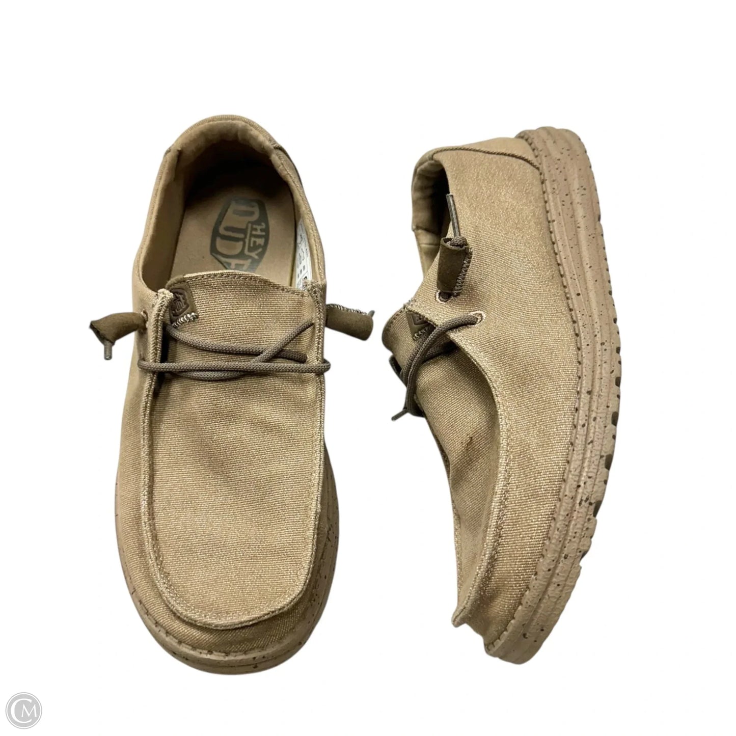 Shoes Flats By Hey Dude In Brown, Size: 9