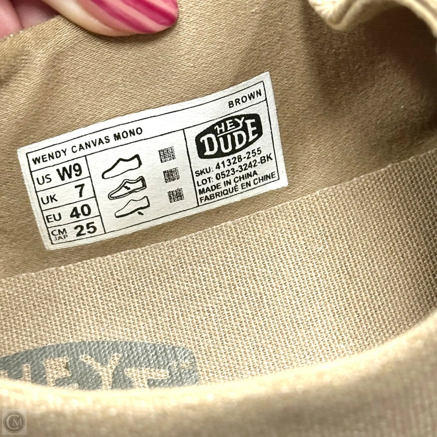 Shoes Flats By Hey Dude In Brown, Size: 9