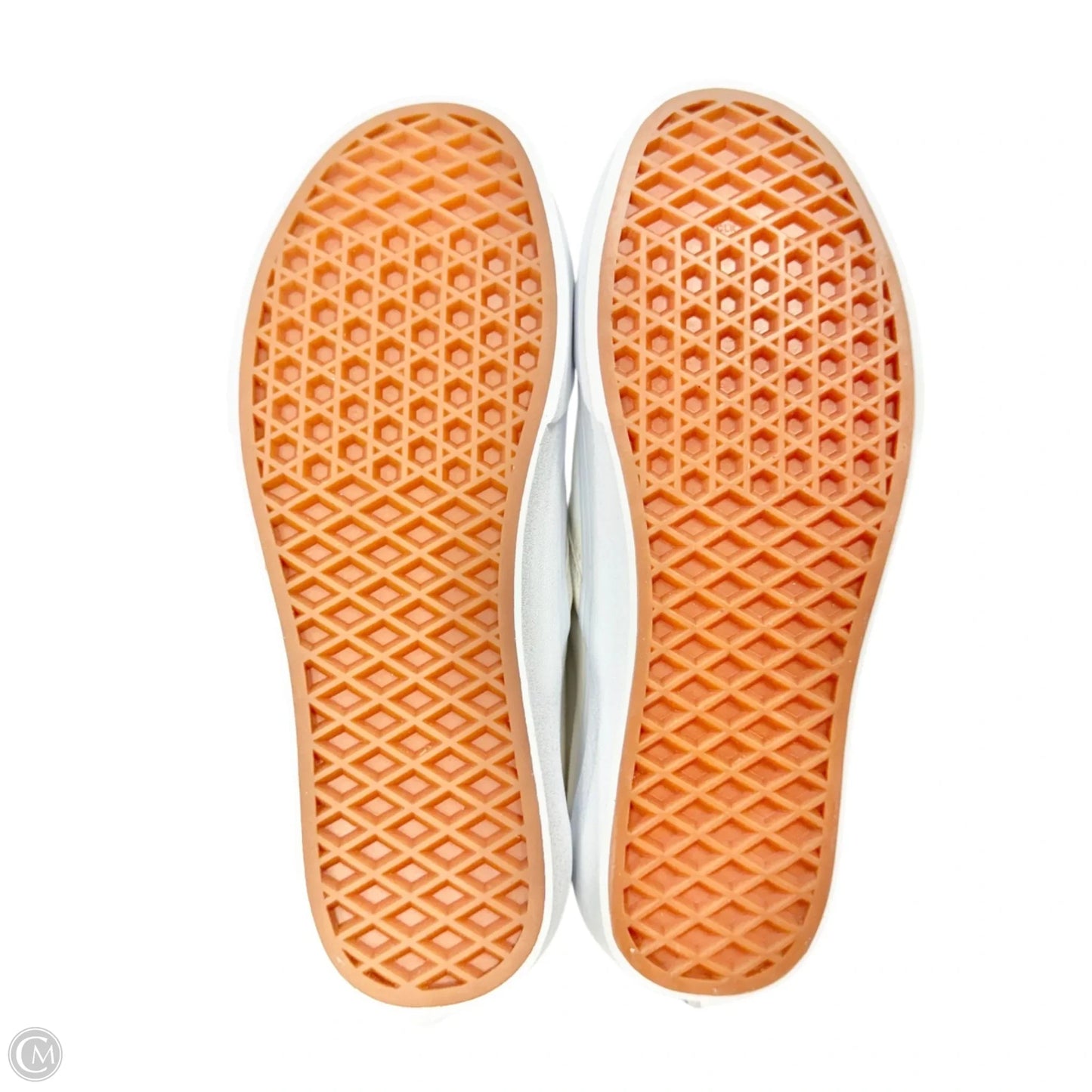 Shoes Athletic By Vans In Cream & White, Size: 7