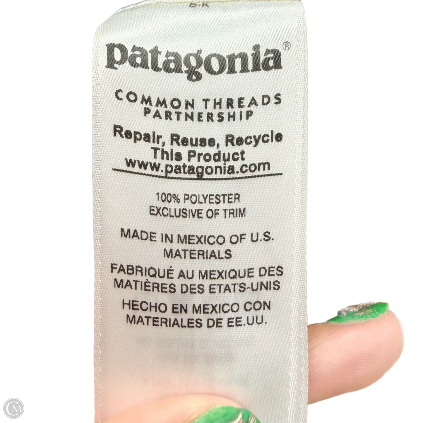 Vest Fleece By Patagonia In Blue & Brown, Size: Xl