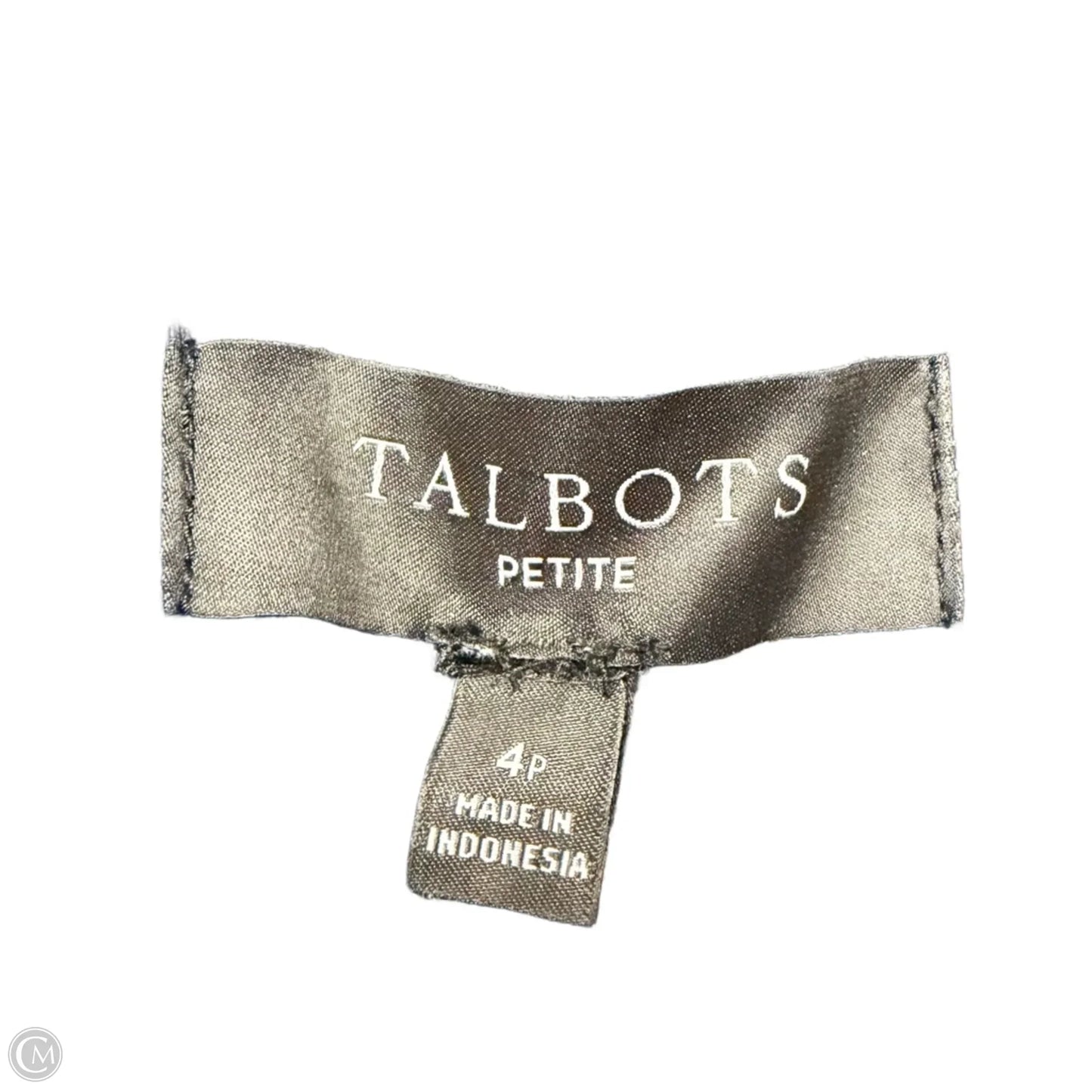 Jacket Denim By Talbots In Blue, Size: Sp