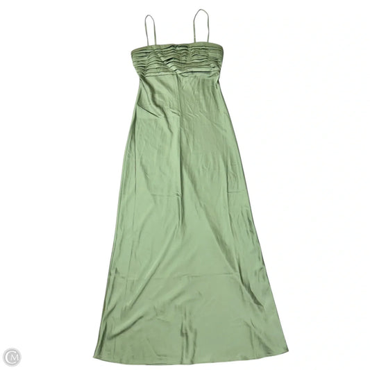 Dress Party Long By Abercrombie And Fitch In Green, Size: M