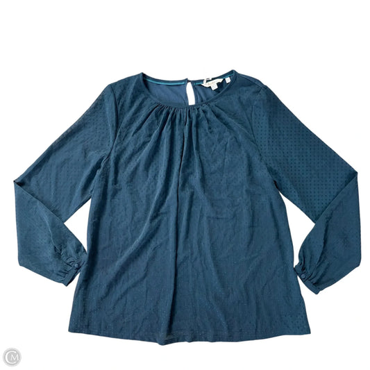 Top Long Sleeve By Boden In Blue, Size: L