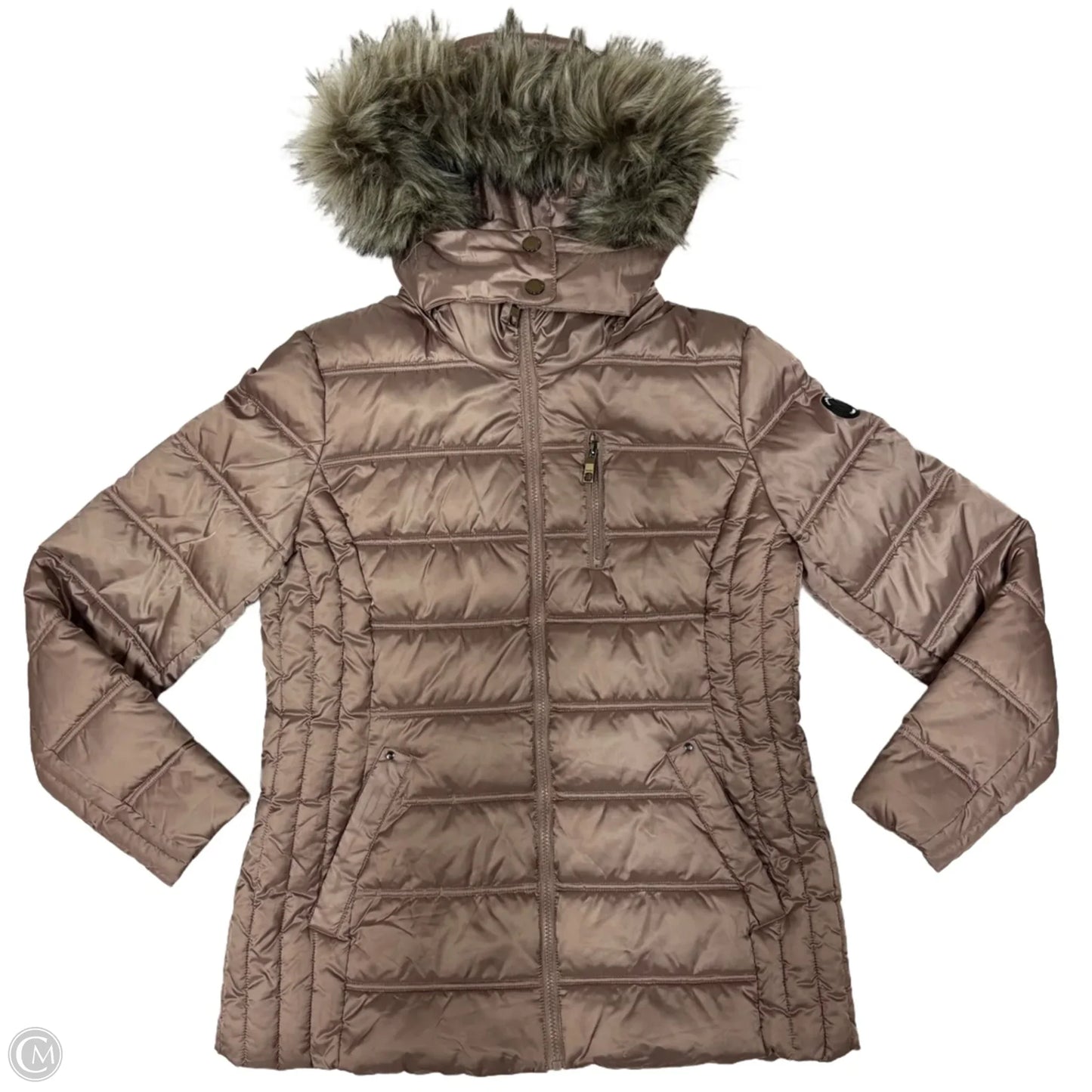 Coat Puffer & Quilted By Nautica In Pink, Size: L