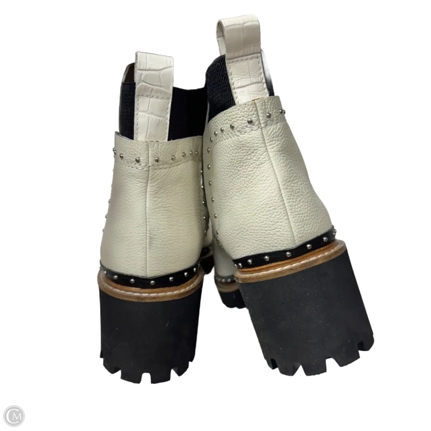 Boots Ankle Heels By Dolce Vita In Cream, Size: 8.5