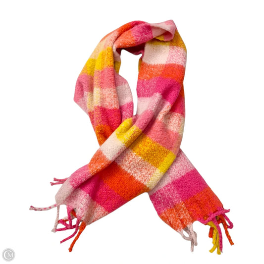 Scarf Winter By Anthropologie In Orange & Pink