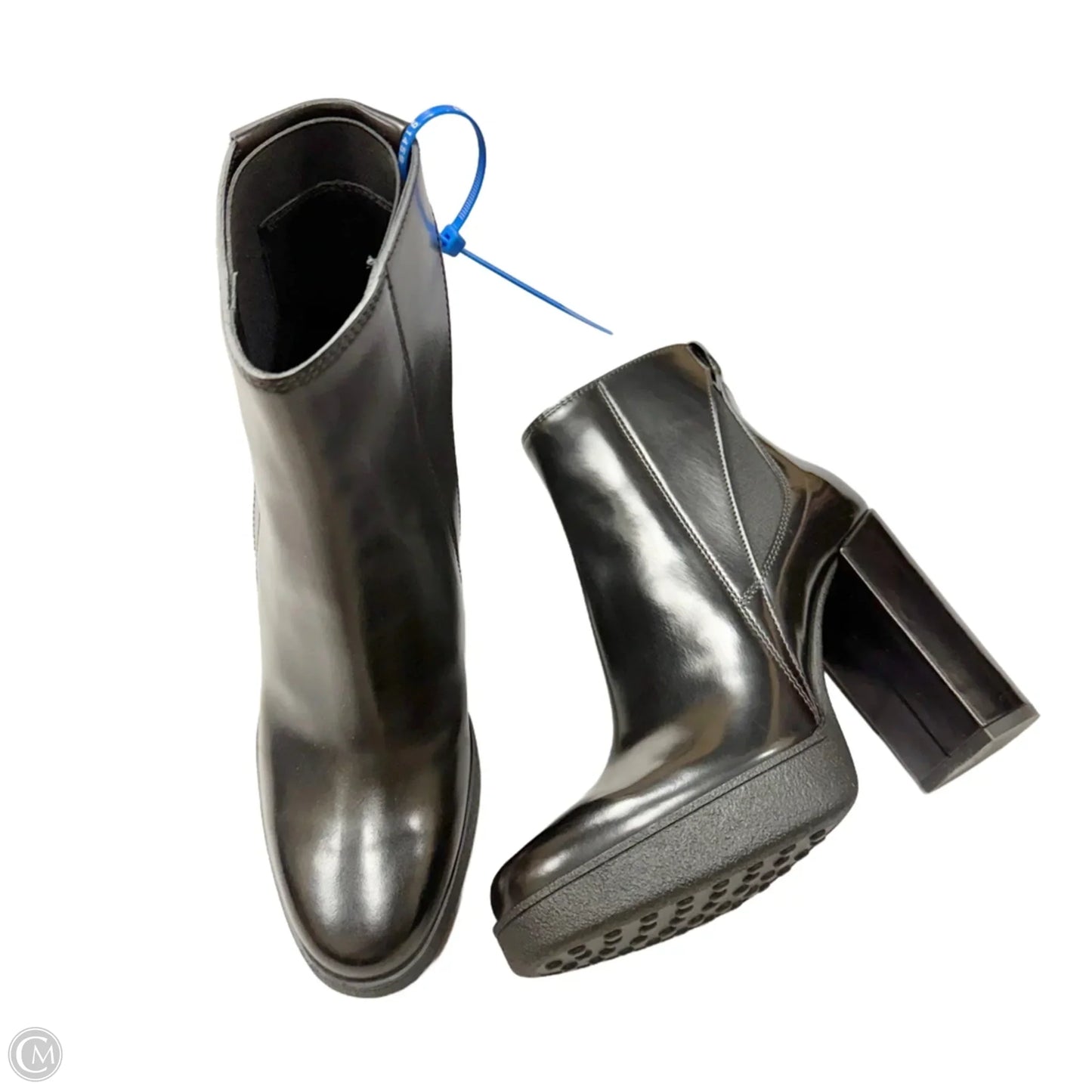 Boots Luxury Designer By Tods In Black, Size: 6.5