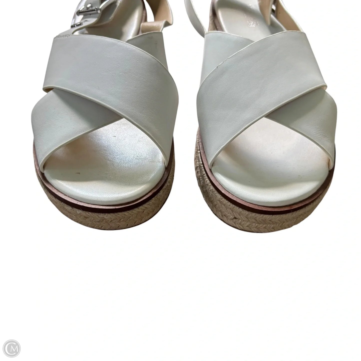 Sandals Heels Platform By Michael By Michael Kors In White, Size: 8