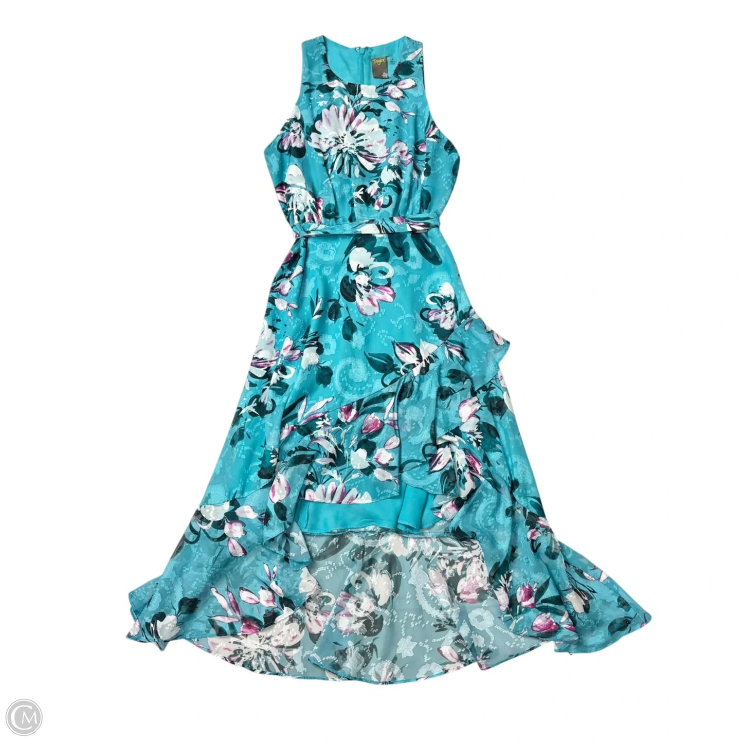 Dress Casual Midi By Taylor In Blue, Size: S