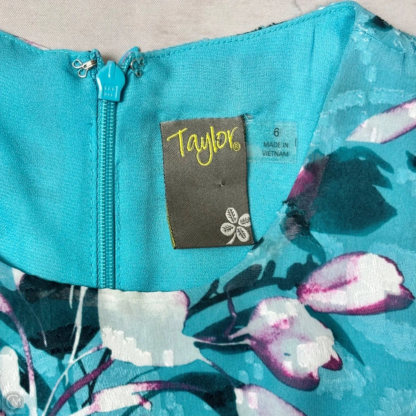 Dress Casual Midi By Taylor In Blue, Size: S
