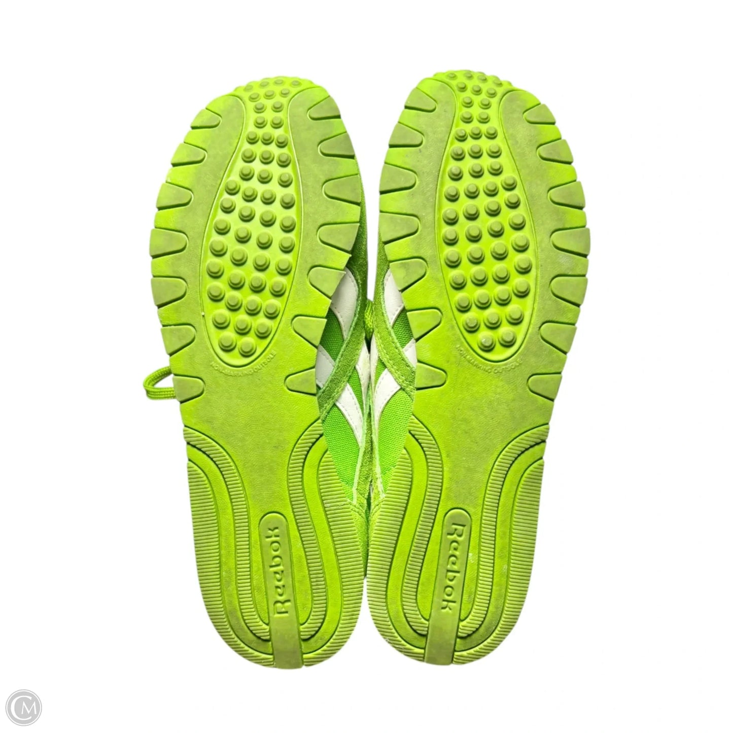 Shoes Sneakers By Reebok In Green, Size: 8