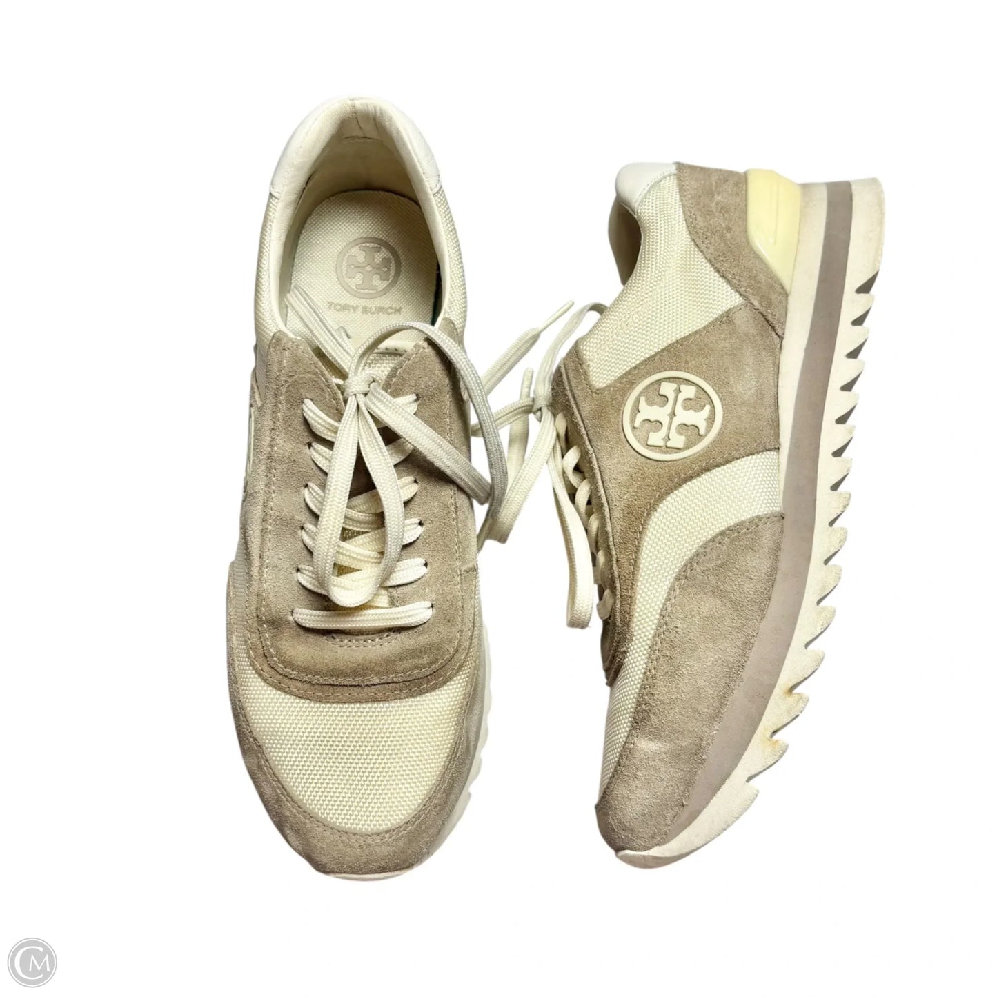 Shoes Designer By Tory Burch In Beige, Size: 8.5