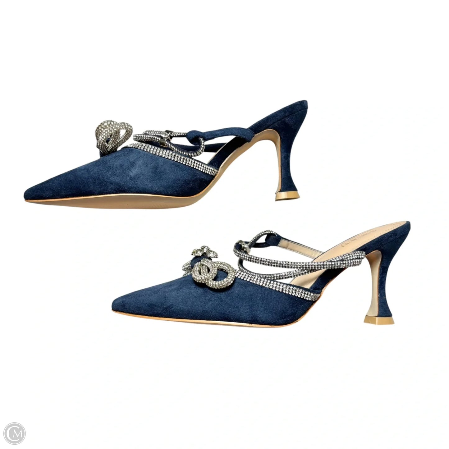 Shoes Heels Kitten By Suzanny In Blue, Size: 6