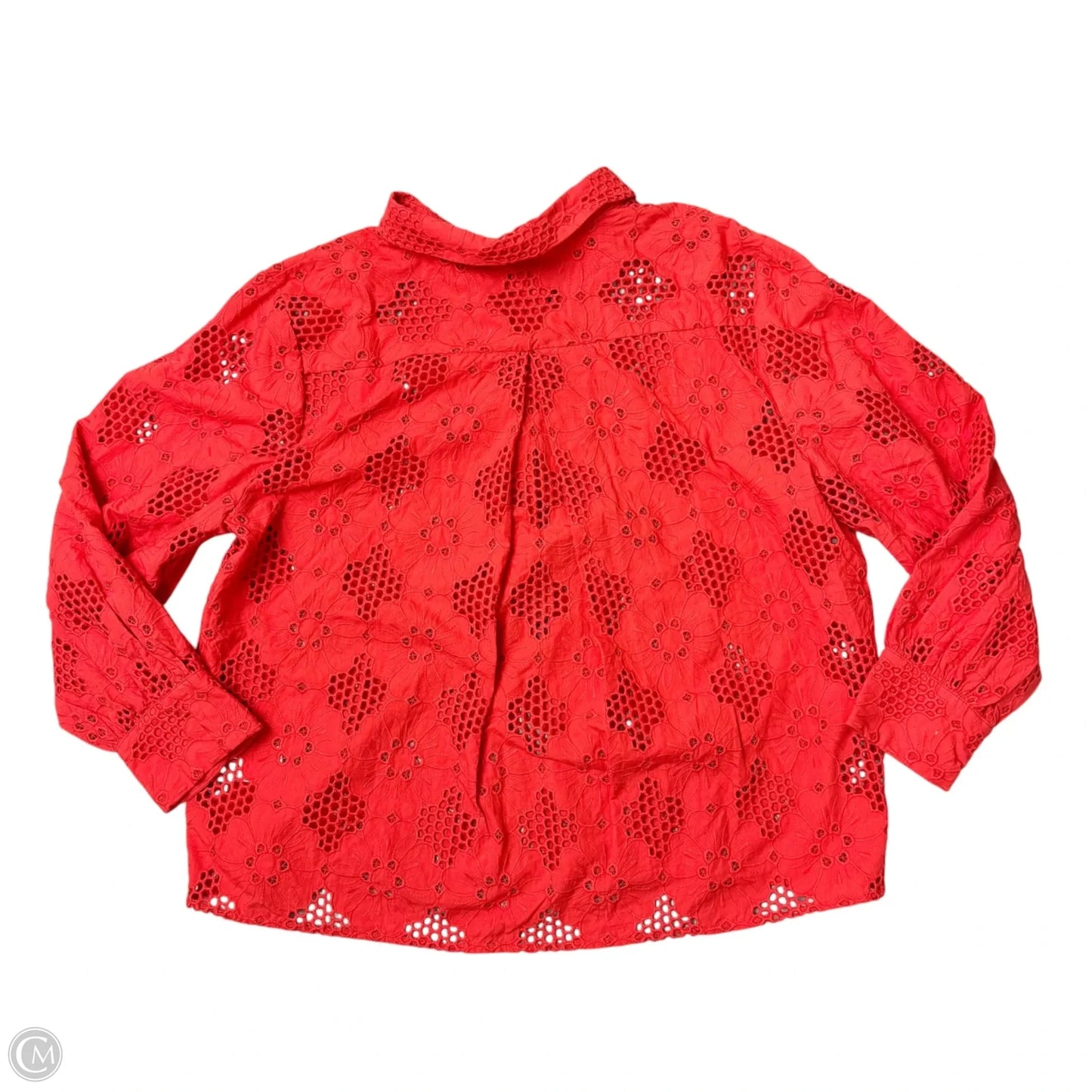 Top Long Sleeve By J. Crew In Orange, Size: M