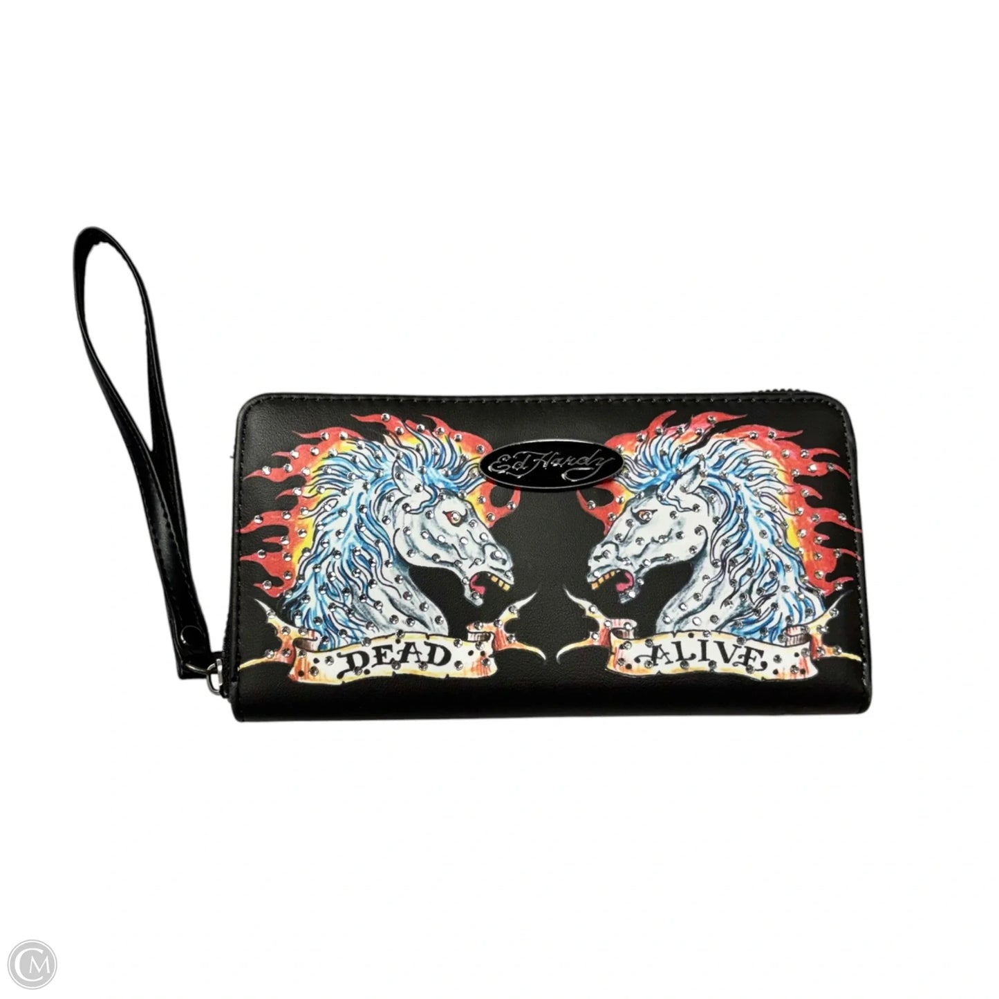Wallet By Ed Hardy, Size: Medium