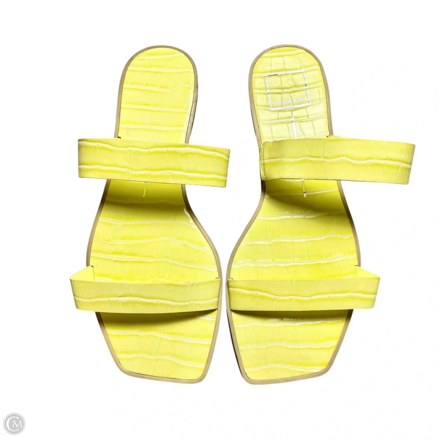 Sandals Flats By Dolce Vita In Yellow, Size: 9