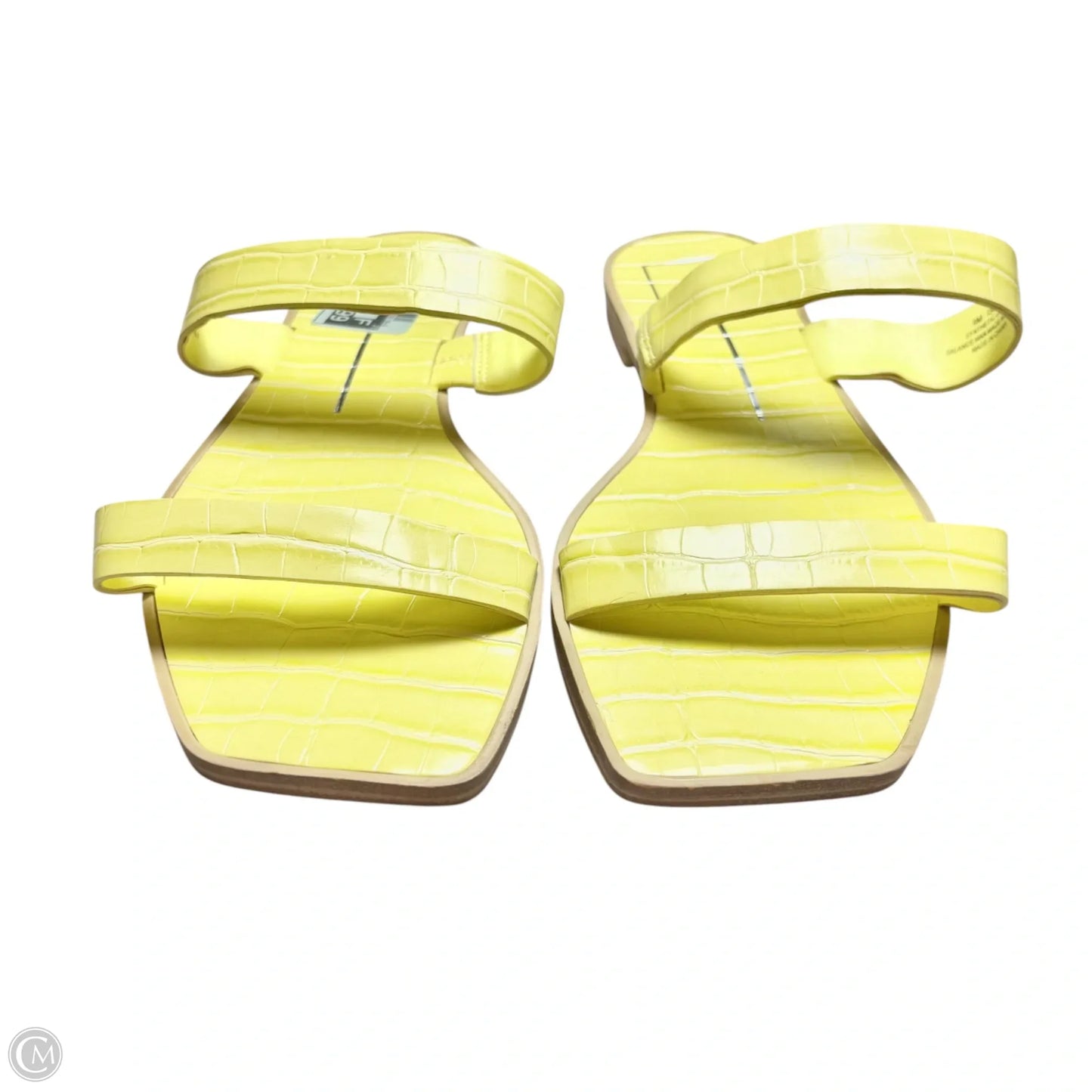 Sandals Flats By Dolce Vita In Yellow, Size: 9