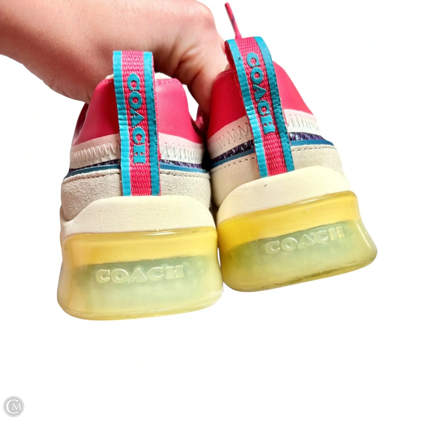 Shoes Designer By Coach In Pink, Size: 8.5