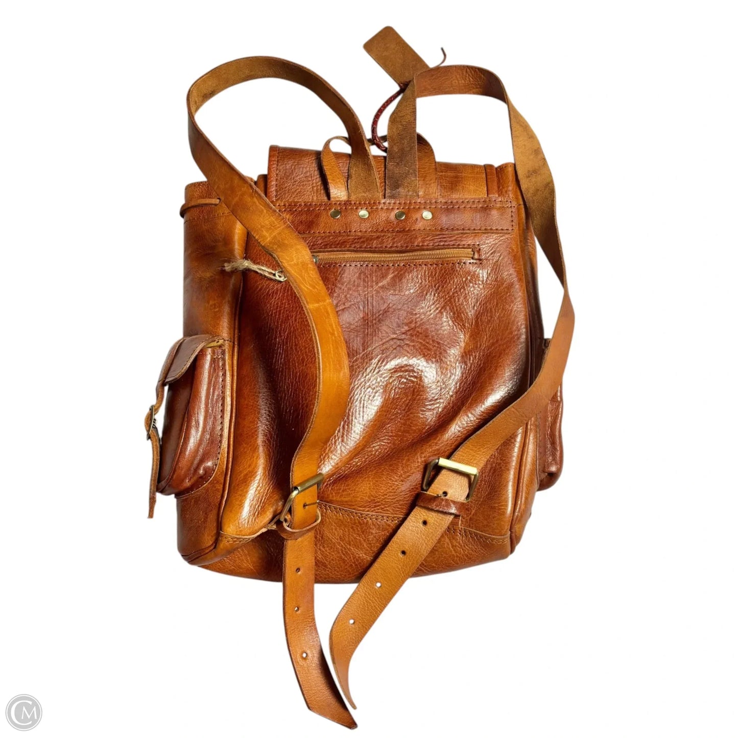 Backpack Leather, Size: Medium