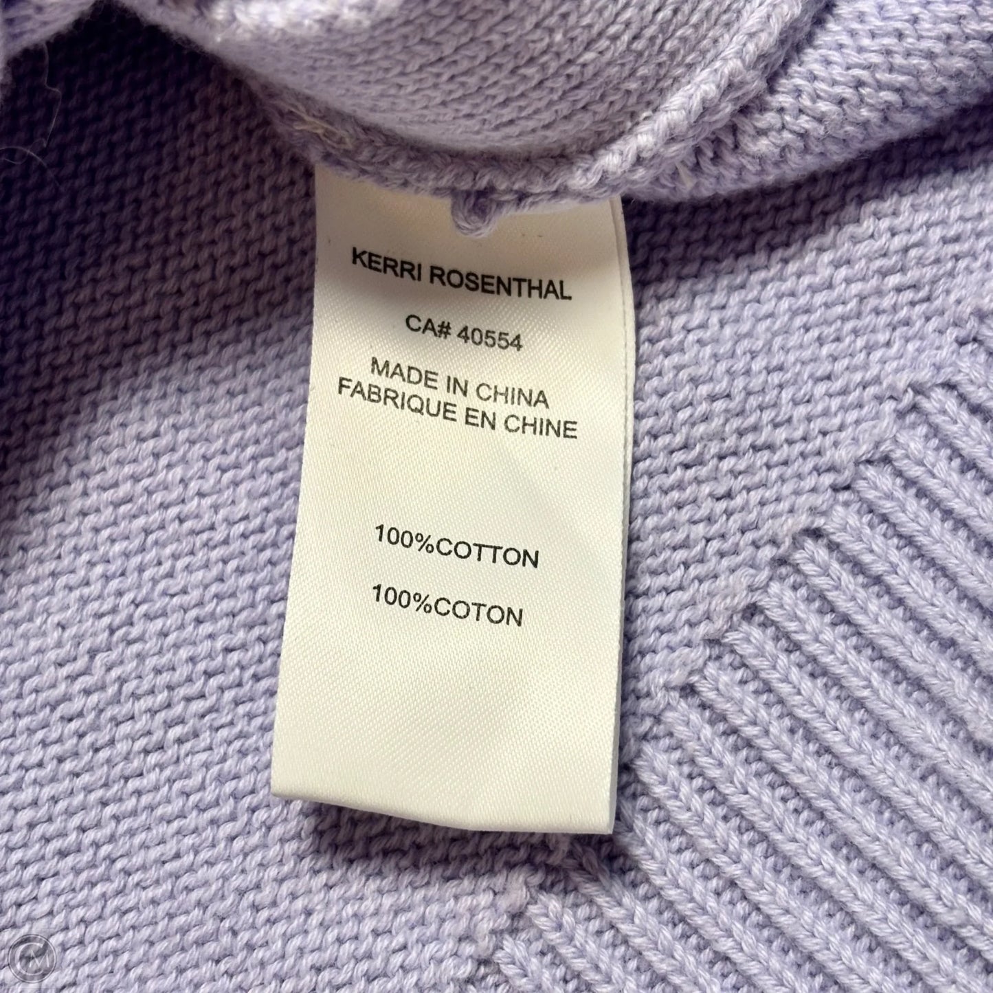 Sweater By Kerri Rosenthal In Purple, Size: S