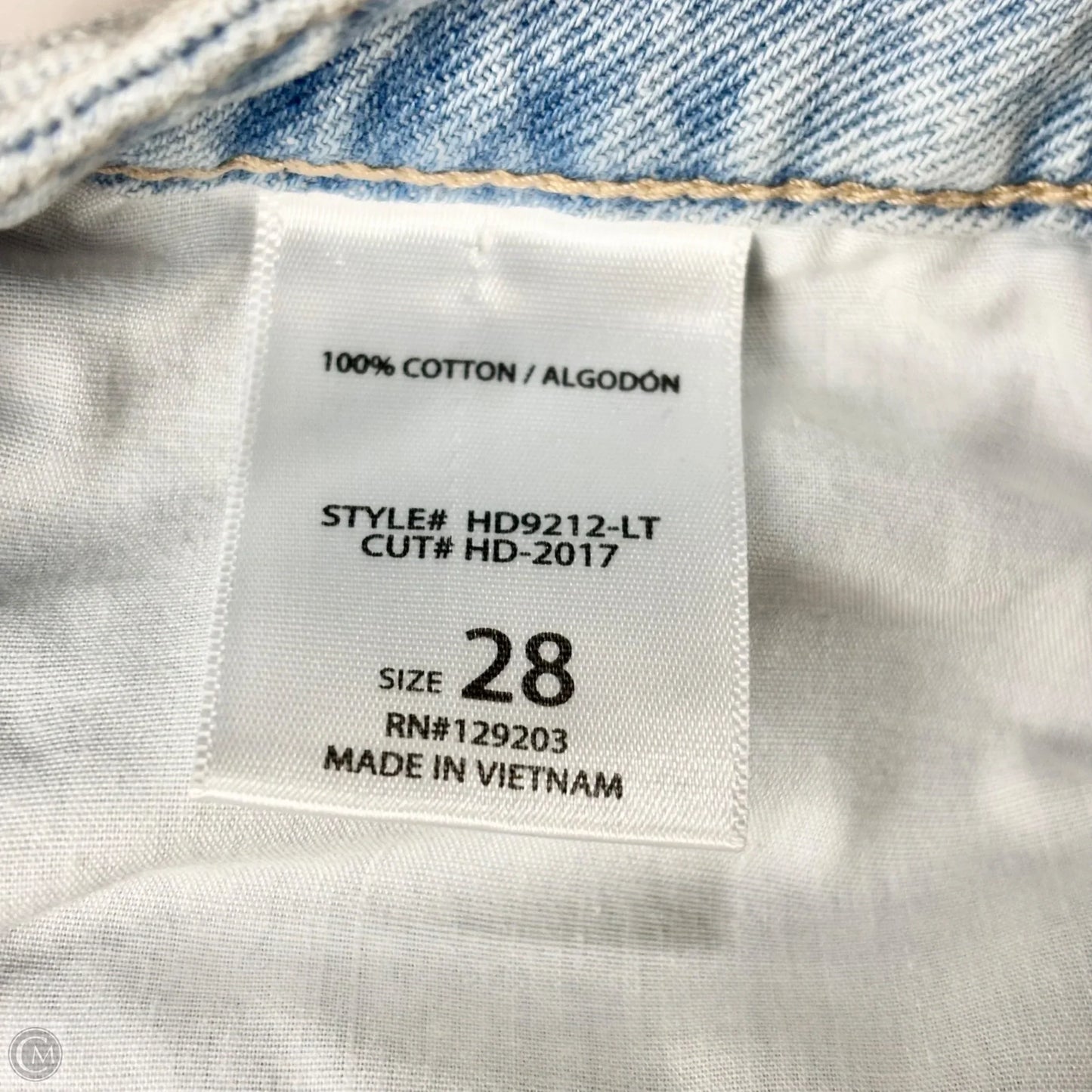 Jeans Straight By Hidden In Blue Denim, Size: 6