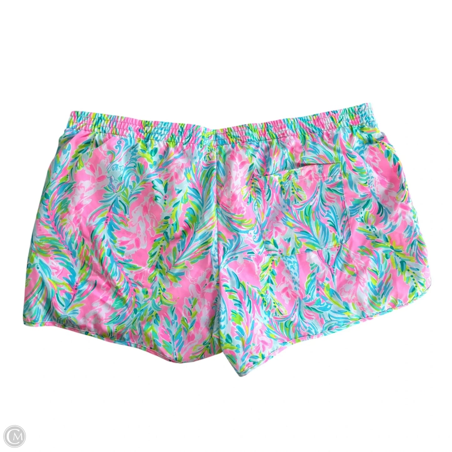 Shorts Designer By Lilly Pulitzer In Pink & White, Size: Xl