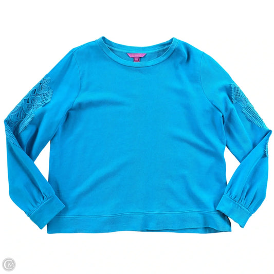 Sweatshirt Designer By Lilly Pulitzer In Blue, Size: Xl