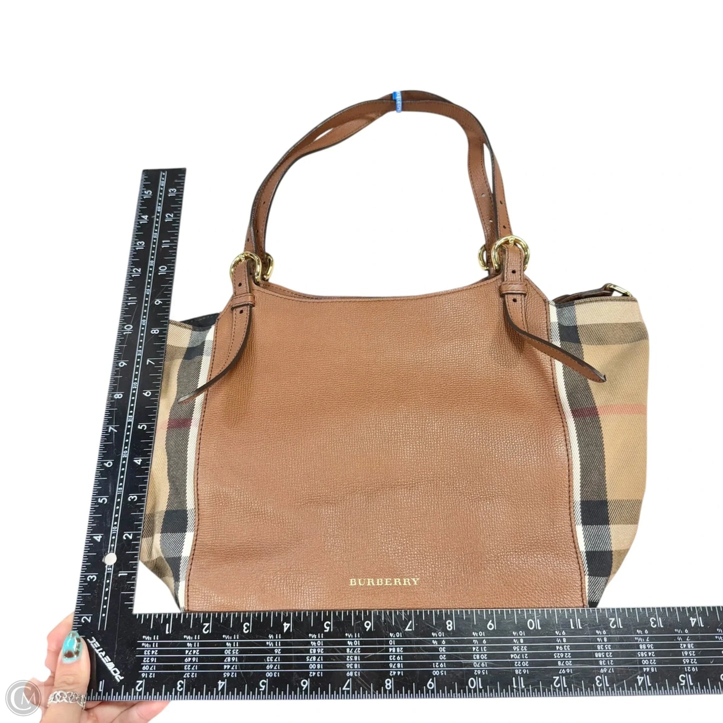 Handbag Luxury Designer By Burberry, Size: Medium