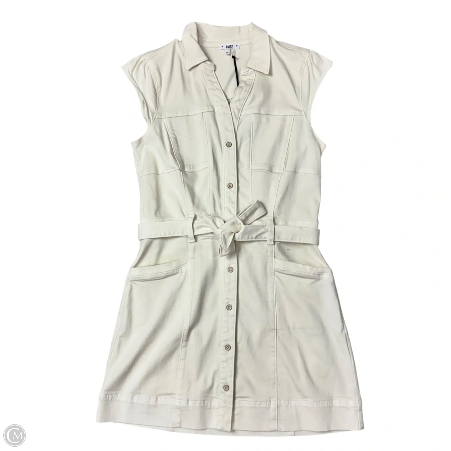 Dress Casual Short By Paige In Cream, Size: M