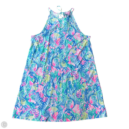 Dress Designer By Lilly Pulitzer In Blue, Size: L