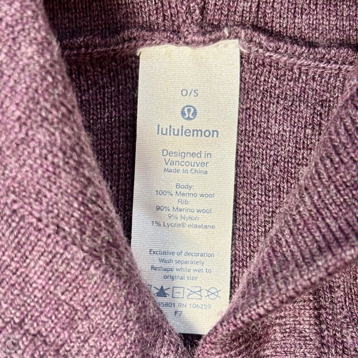 Shawl By Lululemon In Purple, Size: Osfm