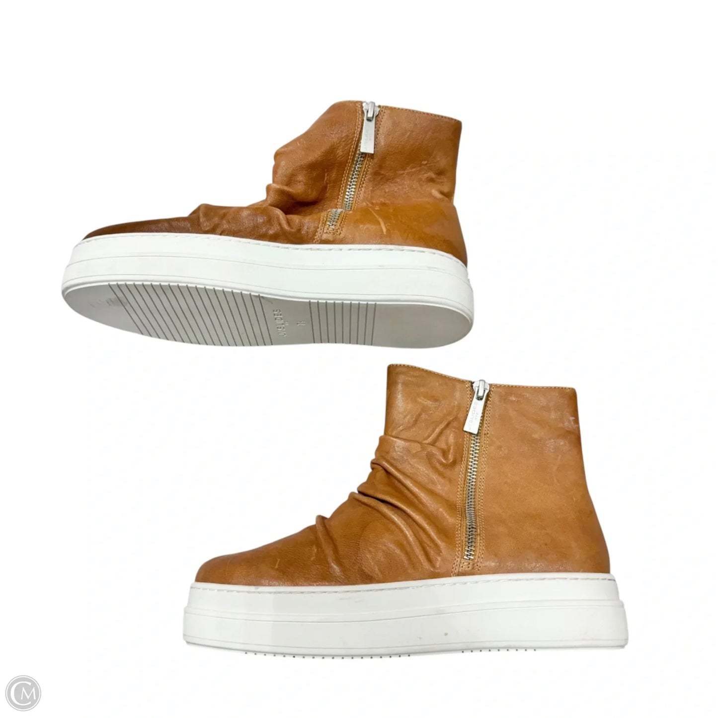 Shoes Sneakers By J Slides In Brown, Size: 7.5