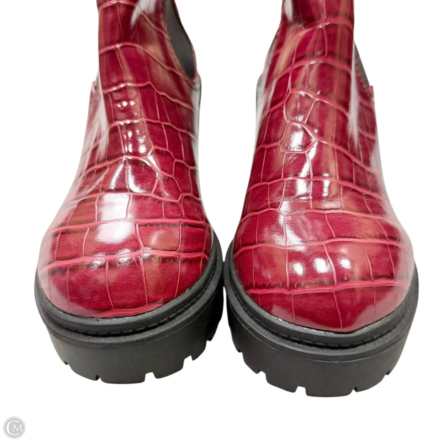 Boots Combat By Urban Outfitters In Red, Size: 8