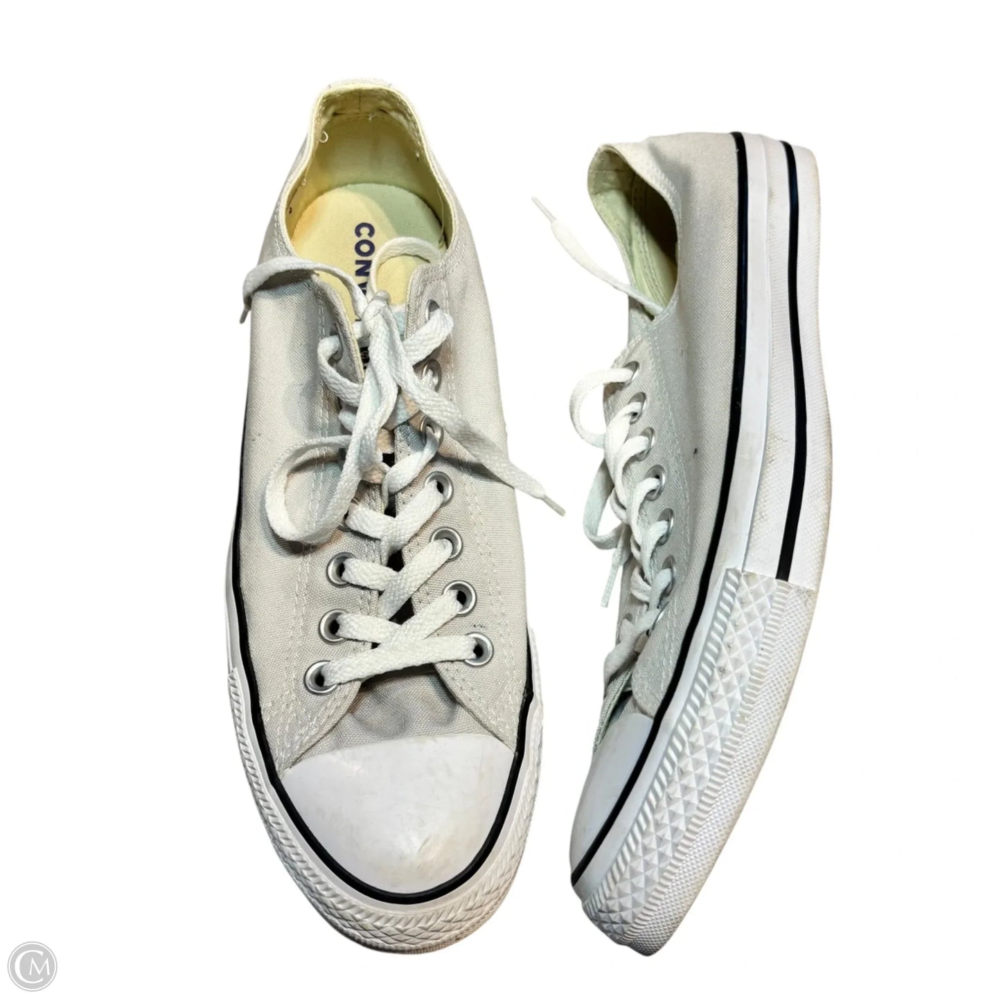 Shoes Sneakers By Converse In Grey & White, Size: 11