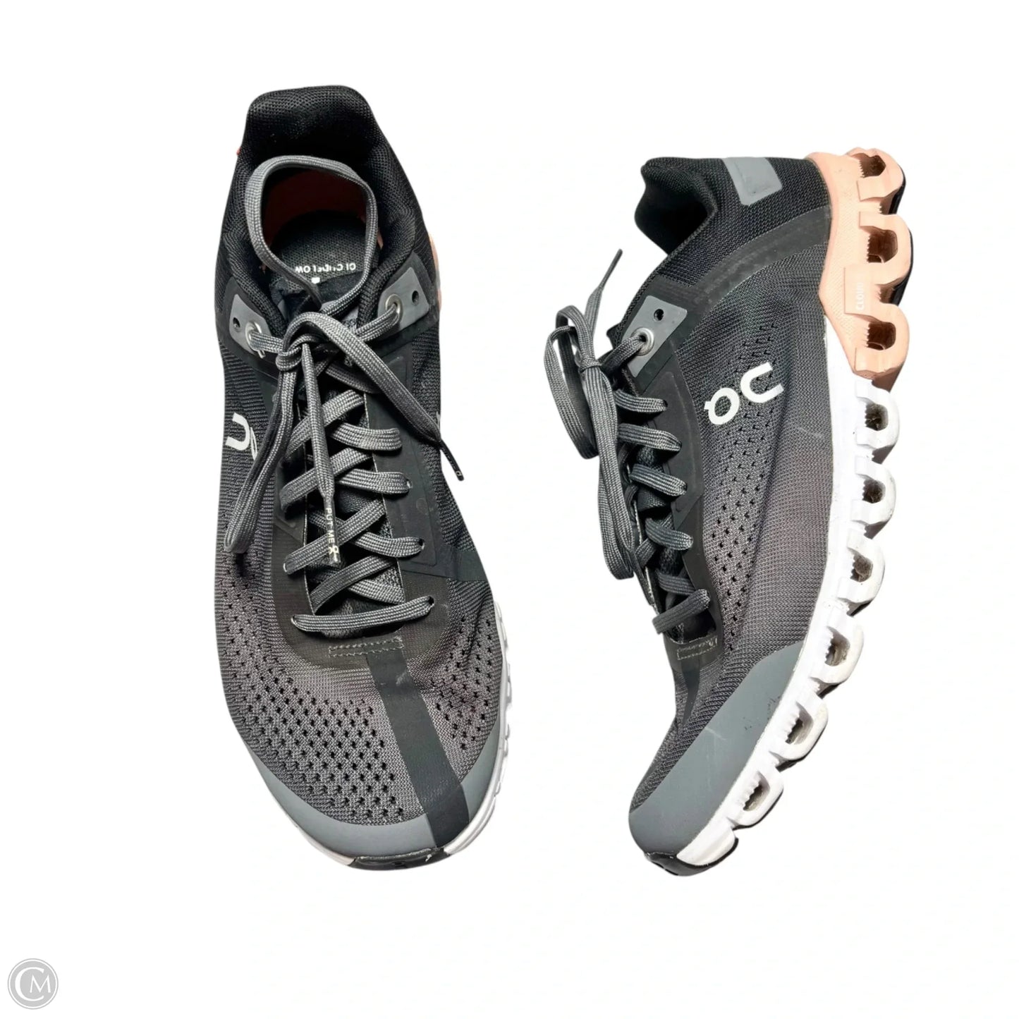 Shoes Sneakers By On Cloud In Black & Grey, Size: 7