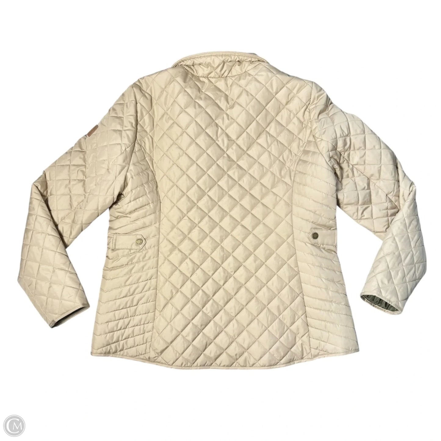 Jacket Puffer & Quilted By Tommy Hilfiger In Tan, Size: L